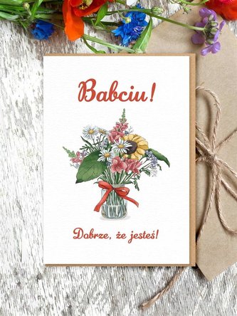 Karnet - Babciu! Dobrze, że jesteś! Karnet - Babciu! Dobrze, że jesteś!