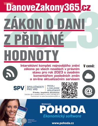 Zákon o dani z přidané hodnoty 2023 s komentářem změn