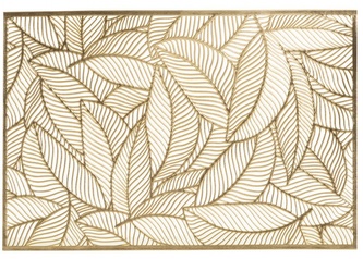 Prostírání BLATT TOP zlatá 30x45 cm Mybesthome