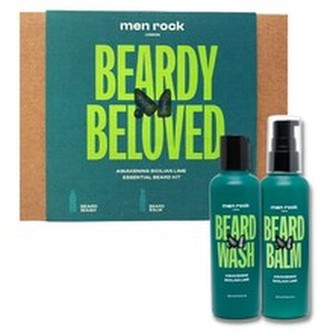 Men Rock London Dárková sada péče o vousy Sicilian Lime (Beard Duo Kit) man