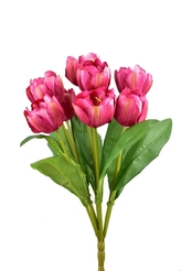 Kytice tulipánů 43 cm, fialová