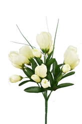 Umělá kytice krokus bílá 34 cm