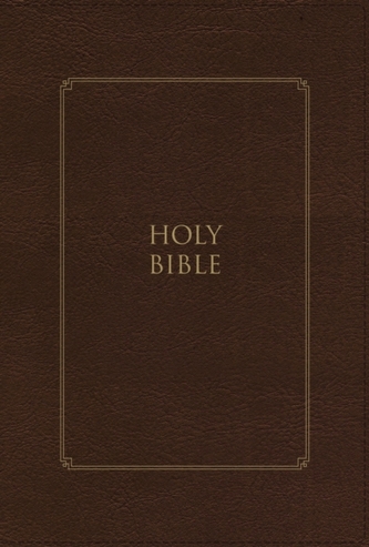 KJV, Thompson Chain-Reference Bible, Large Print, Leathersoft, Brown, Red Letter, Thumb Indexed, Comfort Print KJV, Thompson Chain-Reference Bible, Large Print, Leathersoft, Brown, Red Letter, Thumb Indexed, Comfort Print