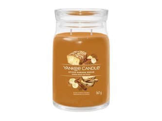 YANKEE CANDLE Spiced Banana Bread svíčka 567g / 5 knotů (Signature velký)