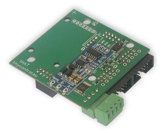 TINYCONTROL rozšiřující deska tHAT IDC10 s RS485 pro Modbus a OUT1-4 relé