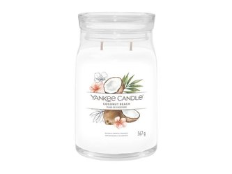 YANKEE CANDLE Coconut Beach svíčka 567g / 5 knotů (Signature velký)