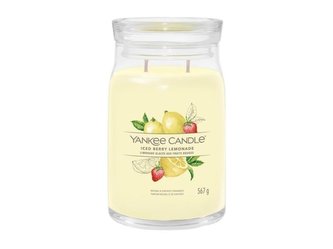 YANKEE CANDLE Signature skleněná Iced Berry Lemonade svíčka 567g / 5 knotů (Signature velký) YANKEE CANDLE Signature skleněná Iced Berry Lemonade svíčka 567g / 5 knotů (Signature velký)