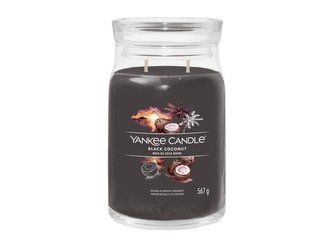 YANKEE CANDLE Black Coconut svíčka 567g / 5 knotů (Signature velký)