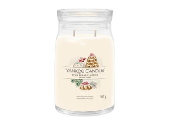 YANKEE CANDLE Spun Sugar Flurries svíčka 567g / 5 knotů (Signature velký)