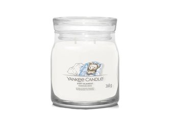 YANKEE CANDLE Soft Blanket svíčka 368g / 2 knoty (Signature střední)