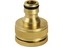 EXTOL PREMIUM konektor na kohoutek, 1/2"-3/4", MOSAZ