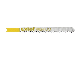 EXTOL PREMIUM plátky do přímočaré pily 5ks, 75x4,0mm, HCS