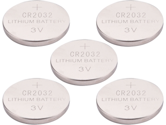 EXTOL ENERGY baterie lithiové, 5ks, 3V (CR2032)