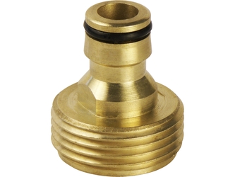EXTOL PREMIUM adaptér vnější zavit, 3/4", MOSAZ