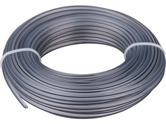 EXTOL PREMIUM žací struna do sekačky s jádrem, kruhový profil, 2,4mm, 15m, PA66
