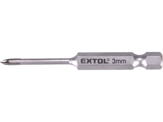 EXTOL PREMIUM vrták na sklo a keramiku karbidový, O 3mm