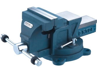 EXTOL PREMIUM svěrák otočný s kovadlinou, 100mm