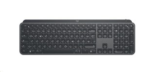 Logitech klávesnice MX Keys Plus with Palm Rest, GRAPHITE, Advanced Wireless Illuminated Keyboard, US, Graphite