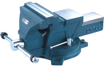 EXTOL PREMIUM svěrák otočný s kovadlinou, 125mm