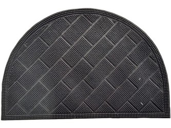 rohož guma 40x60cm půlkruh ČER