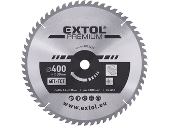 kotouč pilový s SK plátky, O 400x3,6x30mm, 60T kotouč pilový s SK plátky, O 400x3,6x30mm, 60T
