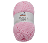 Příze SAMET - světle růžová - 100g / 100 m