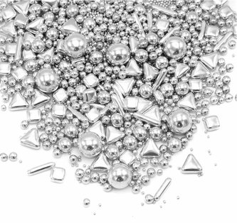 Zdobení stříbrná exploze 190g - Happy Sprinkles