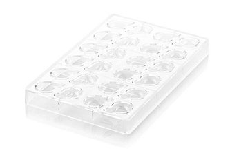 Profesionální polykarbonátová forma na pralinky COCCIA kapka / slza 29x8ml - Silikomart