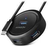 AXAGON hub USB-C / HUE-P1C / USB 3.2 Gen1 / 4x USB-A / 0,3m