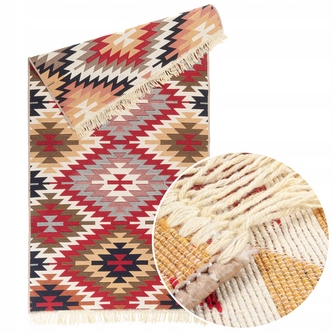 Kusový oboustranný vzorovaný koberec KILIM GOLD PREMIUM - AZTECK 160x220 cm Multidecor Kusový oboustranný vzorovaný koberec KILIM GOLD PREMIUM - AZTECK 160x220 cm Multidecor