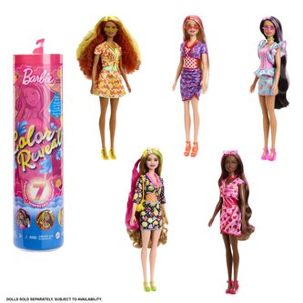 BRB COLOR REVEAL BARBIE SLADKÉ OVOCE ASST