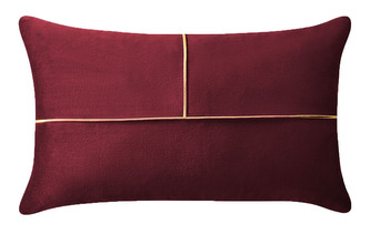 Polštář SIMPLICITY s výplní vínová 30x50 cm MyBestHome
