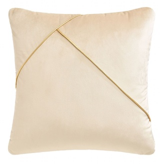 Polštář SIMPLICITY krémová 45x45 cm Mybesthome