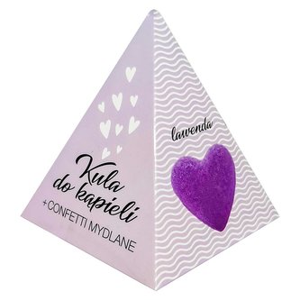 Kula kąpielowa - serce. Confetti Kula kąpielowa - serce. Confetti