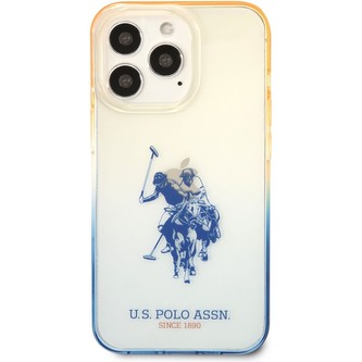 U.S. Polo Bumper Double Horse kryt iPhone 14 Pro Max námořně modrý