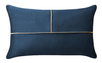 Polštář SIMPLICITY s výplní tmavě modrá 30x50 cm MyBestHome