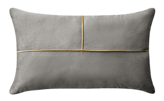 Polštář SIMPLICITY s výplní světle šedá 30x50 cm MyBestHome