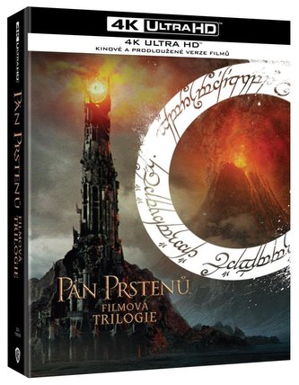 Pán prstenů filmová trilogie: Prodloužená a kinová verze (9x 4K Ultra HD + Blu-ray)