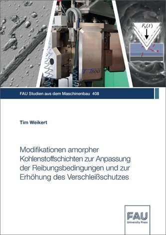 Modifikationen amorpher Kohlenstoffschichten zur Anpassung der Reibungsbedingungen und zur Erhöhung des Verschleißschutzes