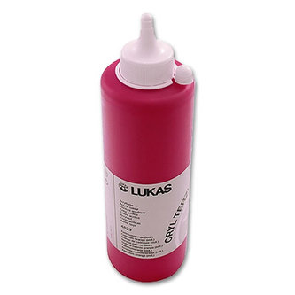 LUKAS akrylová barva TERZIA - Cadmium red deep 500 ml