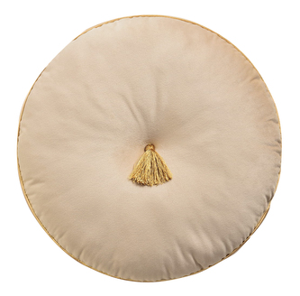 Polštář s výplní ALINA béžová O 40 cm Mybesthome