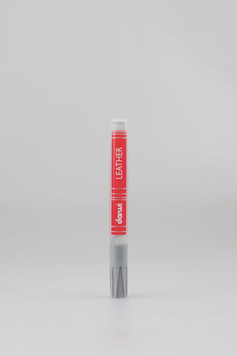 DARWI LEATHER fixy na kůži a koženku- Studená šedá 6 ml