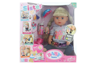 Starší sestřička BABY born Soft Touch blondýnka, 43 cm