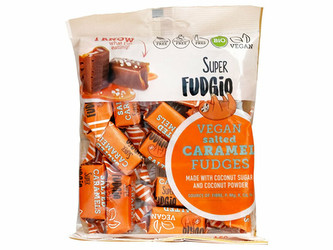 Super Fudgio Veganské karamely - slaný karamel BIO 150 g