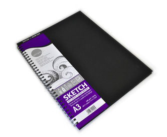 Daler - Rowney SIMPLY v knižní vazbě se spirálou A3, mikro perforovaný 100 g / m2, 54 listů