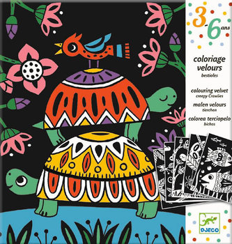 Djeco Sametové malování Na souši i ve vodě