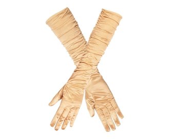 Rękawiczki do łokcia Hollywood złote