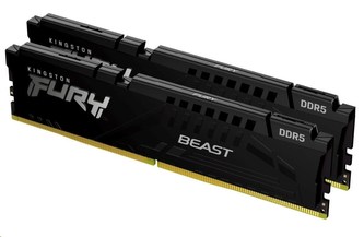 DIMM DDR5 32GB 6000MT/s CL40 (Kit of 2) KINGSTON FURY Beast Black