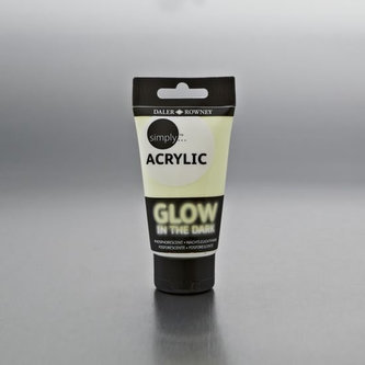Daler - Rowney SIMPLY akrylová barva - Glow Dark 75 ml