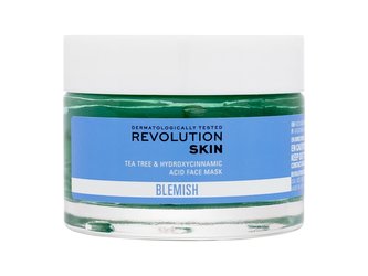 Revolution Skincare Blemish Pleťová maska Tea Tree & Hydroxycinnamic Acid Face Mask 50 ml pro ženy